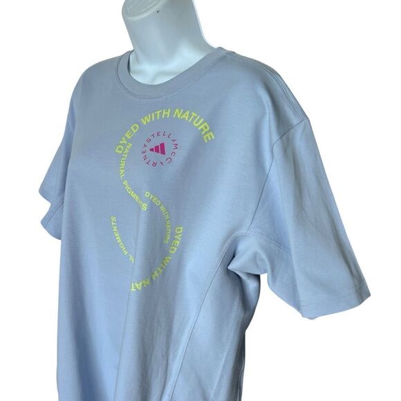Adidas Stella McCartney Natural Dye T-Shirt Oversized Size Small - Picture 3 of 6